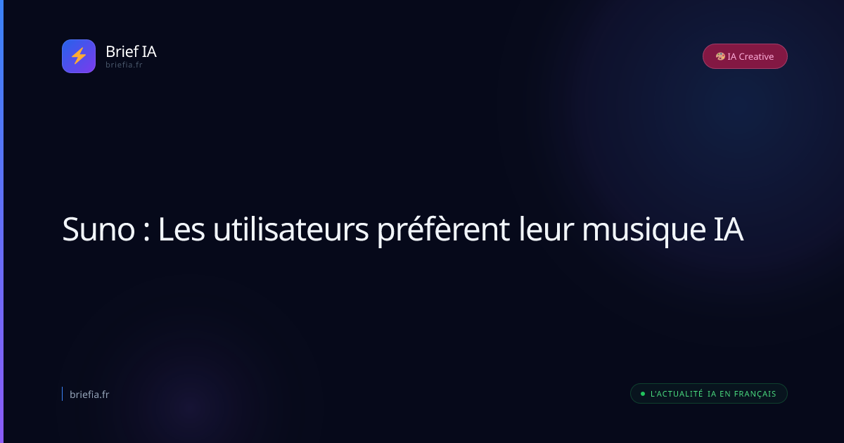 Suno : Les utilisateurs préfèrent leur musique IA