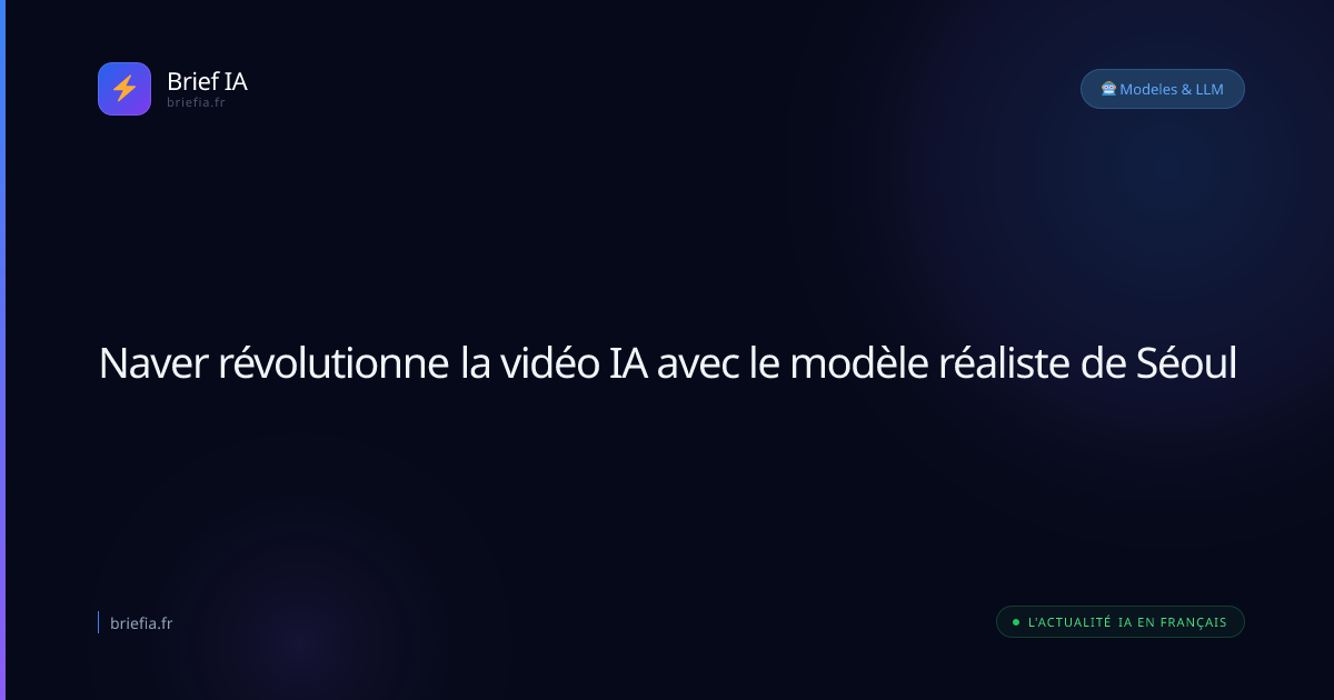 Naver Revolutionizes AI Video with Seoul's Realistic Model