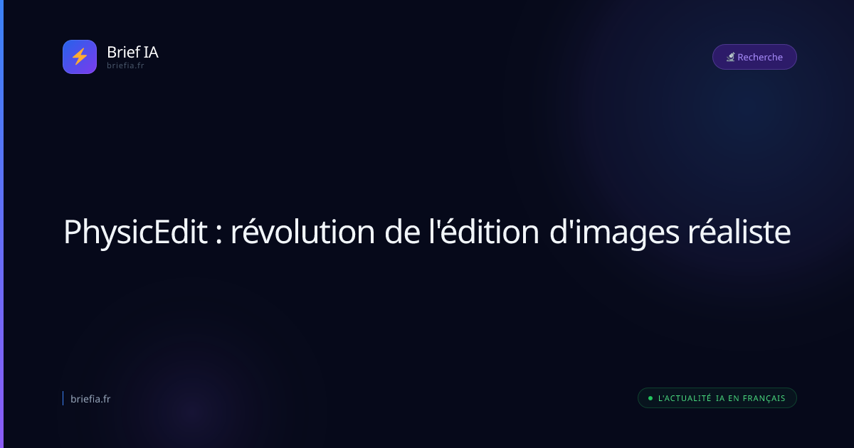 PhysicEdit: Revolutionizing Realistic Image Editing